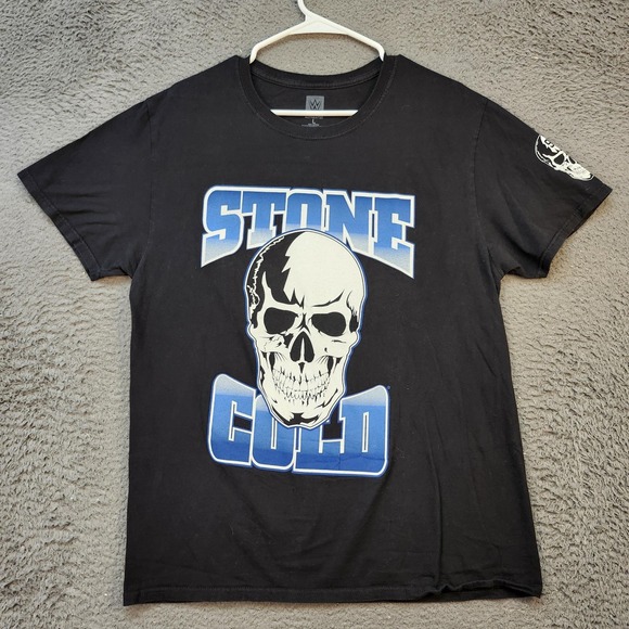 WWE Other - Stone Cold Steve Austin Shirt Mens Large Black WWE Skull Graphic 1995 Wrestling
